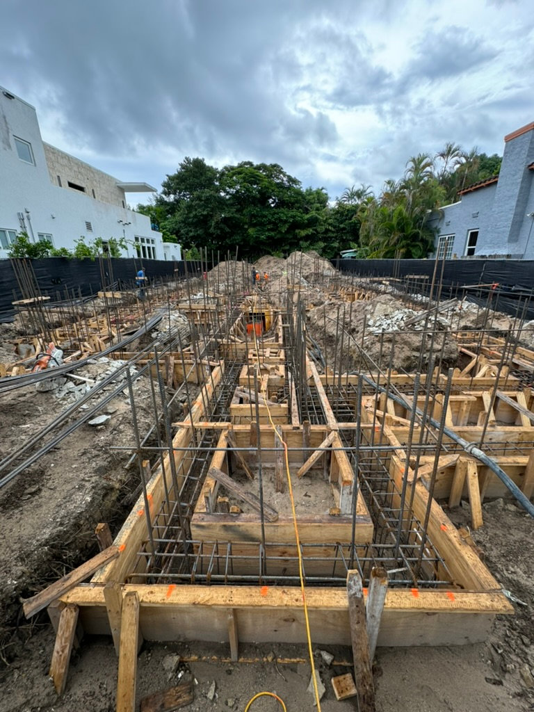 Casa Sera — Foundation formwork — construction progress