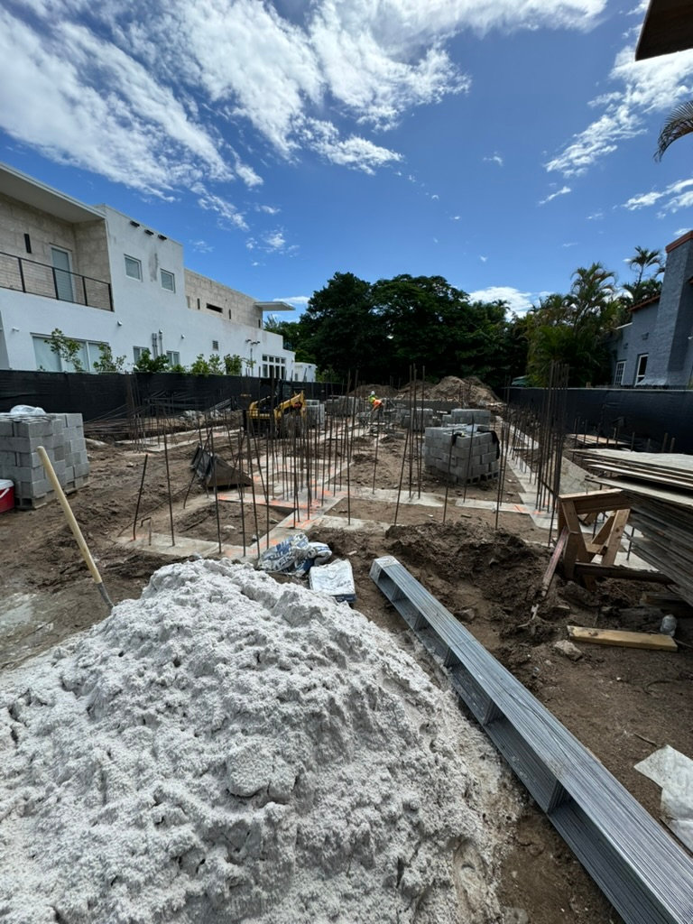 Casa Sera — Foundation reinforcement — construction progress
