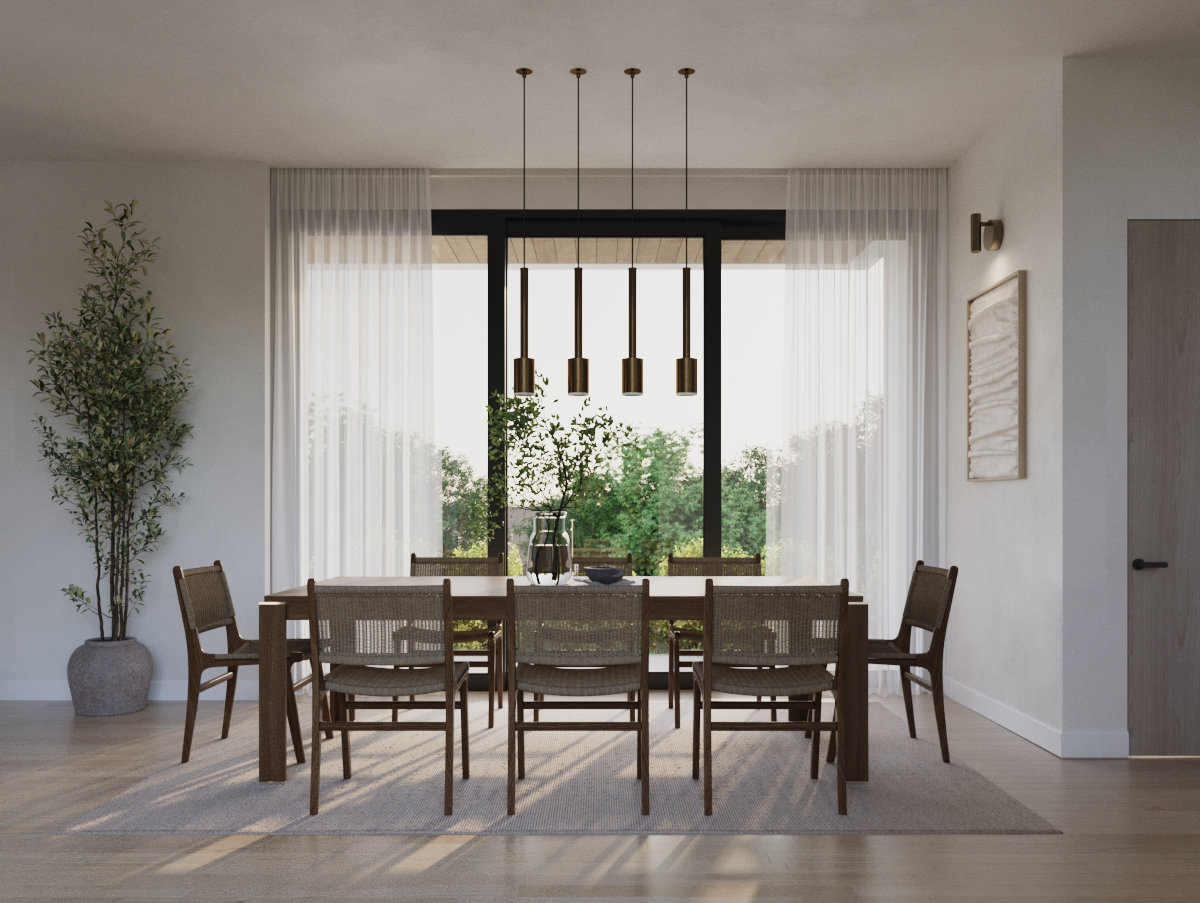 Casa Sera — Dining room — rendering