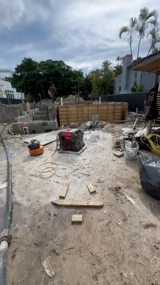 Casa Sera — Pool excavation — construction progress