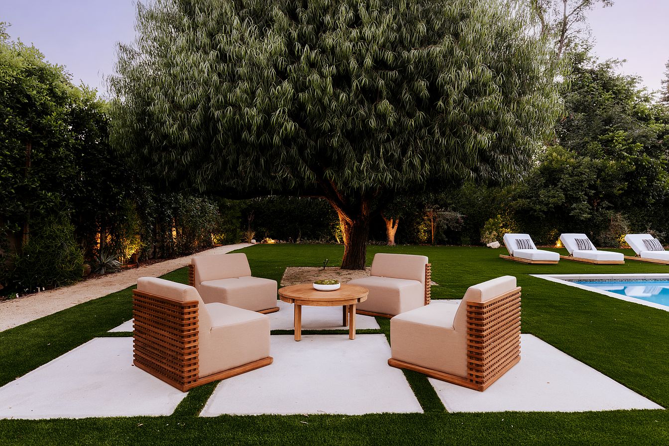 Casa Serena — Poolside fire pit